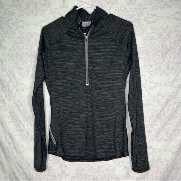 Athleta Jackets & Blazers - Athleta 1/2 zip running wild exercise jacket top with thumbholes size Medium